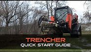 Skid Steer Trencher Quick Start Guide- Skid Pro