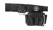 Klein Tools 5710XL Electrician's Powerline Padded Tool Belt and Tool Pouch Combo, X-Large, 4-Piece