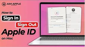 How to Sign in and Sign out your Apple ID on Mac | Aim Apple