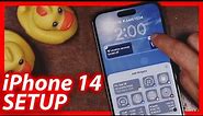How To Setup The iPhone 14 Pro Max Tutorial - How To Setup A New iPhone