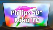 PHILIPS 50 INCH ROKU TV REVIEW