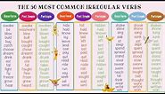 The 50 Most Common Irregular Verbs in English | Grammar & Pronunciation Lesson