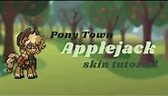 Applejack ★ [pony town skin tutorial]