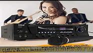 Pyle 300W Digital Stereo Receiver System - AM/FM Qtz. Synthesized Tuner, USB/SD Card MP3 Player & S