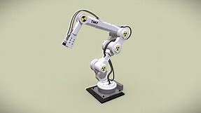 Robotic Arm - 3D model by The Motion Tree (@themotiontree)