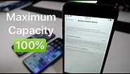 iPhone Maximum Battery Capacity - What You Should Know