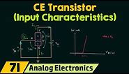 Common-Emitter Transistor (Input Characteristics)