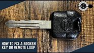 How to Fix a Broken Key or Remote Loop (Keychain Loop, Truck Key, Fob Loop, Keychain Loop Broken)