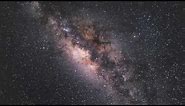 Beautiful Milky Way Galaxy - Animation video background Loops 1080p