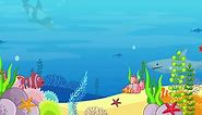 Download Cartoon Background - Underwater Sea Life for free