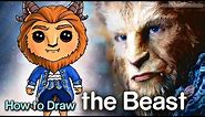 How to Draw the Beast - Beauty and the Beast