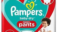 Pampers Baby-Dry Nappy Pants, Size 6 15kg  Jumbo Pack | Ocado
