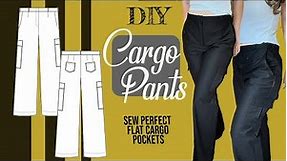 DIY Cargo pants | Cargo pockets | Sewing tutorial
