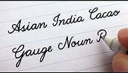 Cursive Writing - Words (A to Z) | For Beginners