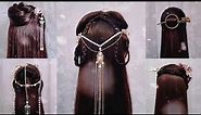 Chinese traditional hairstyle tutorial, hair accessories enhance the antiquity temperament!