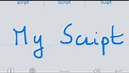 Handwriting keyboard for iPhone|iOS
