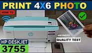 HP DeskJet 3755 Print 4x6 Photos, How To Print Photos?