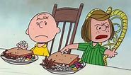 Peppermint Patty Being Rude To Charlie Brown During Thanksgiving and asks Marcie to apologize
