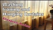 Unboxing & How to hang a Living Room Curtains | Aliexpress Review