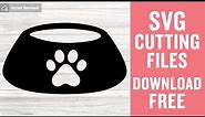 Paw Dog Svg Free Cut File for Cricut