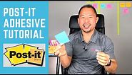Post-it Note Adhesives Tutorial