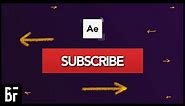 Create an Animated Subscribe Button Preset (with Transparent Background) - After Effects