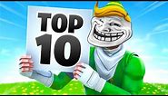 Lachlan's TOP 10 Fortnite Funny Moments!