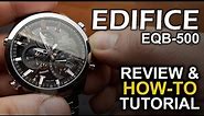 Casio Edifice EQB500 - Review and How-to Tutorial on module 5419