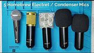 5 Homebrew Electret & Condenser Microphones