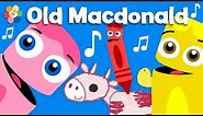 Old MacDonald with Color Crew | Nursery Rhymes for kids | Music Videos | BabyFirst TV