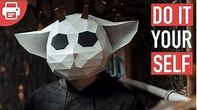 How to make Ned Mask with Paper or Cardboard | DIY Printable Template