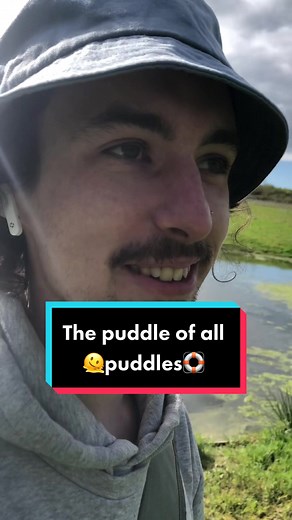 Have you ever seen a puddle with safety measures in place before? I present to you the puddle of all puddles 🫡 happy splooshing #jamslaag #outdooradventures #outdoortiktoks #naturevibes #funny #comedy #nature #getoutside #spring2023 #exploring #traveladventures #puddle #foryoupage