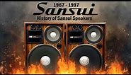 HISTORY OF SANSUI SPEAKERS 1967 - 1997 - Technical Specifications