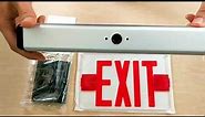 ELRT-R Edge Lit LED Exit Sign - Modern Design Exit Sign