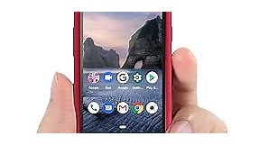 CUBOT Pocket 4 inch Smartphone Without Contract, Android 11 Mobile Phone, 4GB + 64GB, 128 GB Expandable, 3000mAh Battery, 16MP + 5MP Camera, 4G Dual SIM NFC, GPS, Face ID, Red