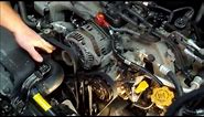 How To Replace Both Subaru Drive Belts