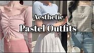 korean outfit ideas | Pastel outfits | Aesthetic 🌸🌸