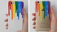 DIY Paint Drip Phone Case