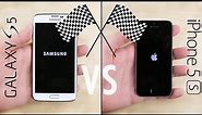 Galaxy S5 vs. iPhone 5S Speed Test