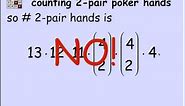 3.4.3 Two Pair Poker Hands: Video