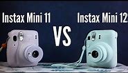 Fujifilm Instax Mini 11 vs 12 Comparison