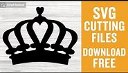 Crown Svg Free Cut File for Cricut