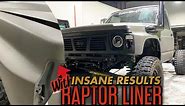 DIY Raptor (bed liner) paint job, how to make it look SMOOTH!! Fine texture - 4WD EP 8