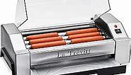 Hot Dog Roller- Sausage Grill Cooker Machine- 6 Hot Dog Capacity - Commercial and Household Hot Dog Machine for Family Use