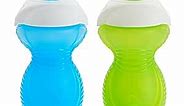 Munchkin® Click Lock™ Bite Proof Sippy Cup, 9 Ounce,2 Count (Pack of 1), Blue/Green