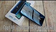 Oppo A9 2020 Marine Green unboxing | camera test | fingerprint test | face ID test