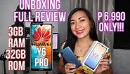 HUAWEI Y6 PRO 2019 : UNBOXING & FULL REVIEW - ENGLISH REVIEW