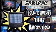 Sony Trinitron KV-13M20 1997 13” CRT Tube TV Overview Retro Gaming SD2SNES Calibration Supreme TV
