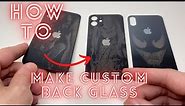 How to make custom iPhone back glass with laser