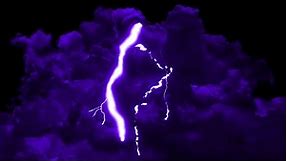 Purple Thunderstorm Flashing Lightning 10+ Hours 4K Long Screensaver Wallpaper Background Video